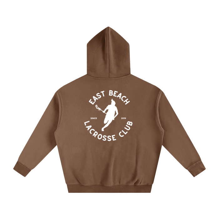 EAST BEACH LACROSSE CLUB Oversize Fleeced Hoodie