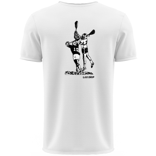 The Questionmark Lacrosse T-Shirt | White & Black | Shirt Collection