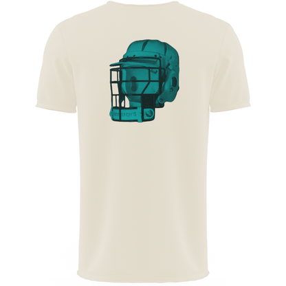 Blue Bacharach Lacrosse Helmet Oversized faded t-shirt