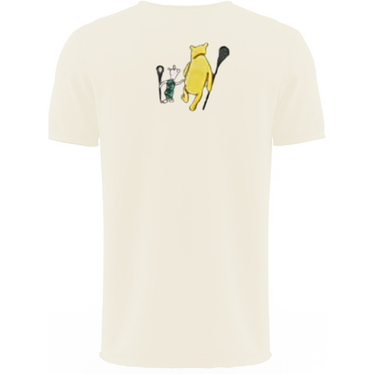 Pooh and Piglet Walking to Lacrosse Practice Unisex T-Shirt