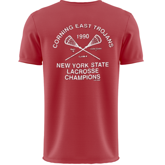 Corning East 1990 Lacrosse Shirt | Brick Red | Shirt Collection