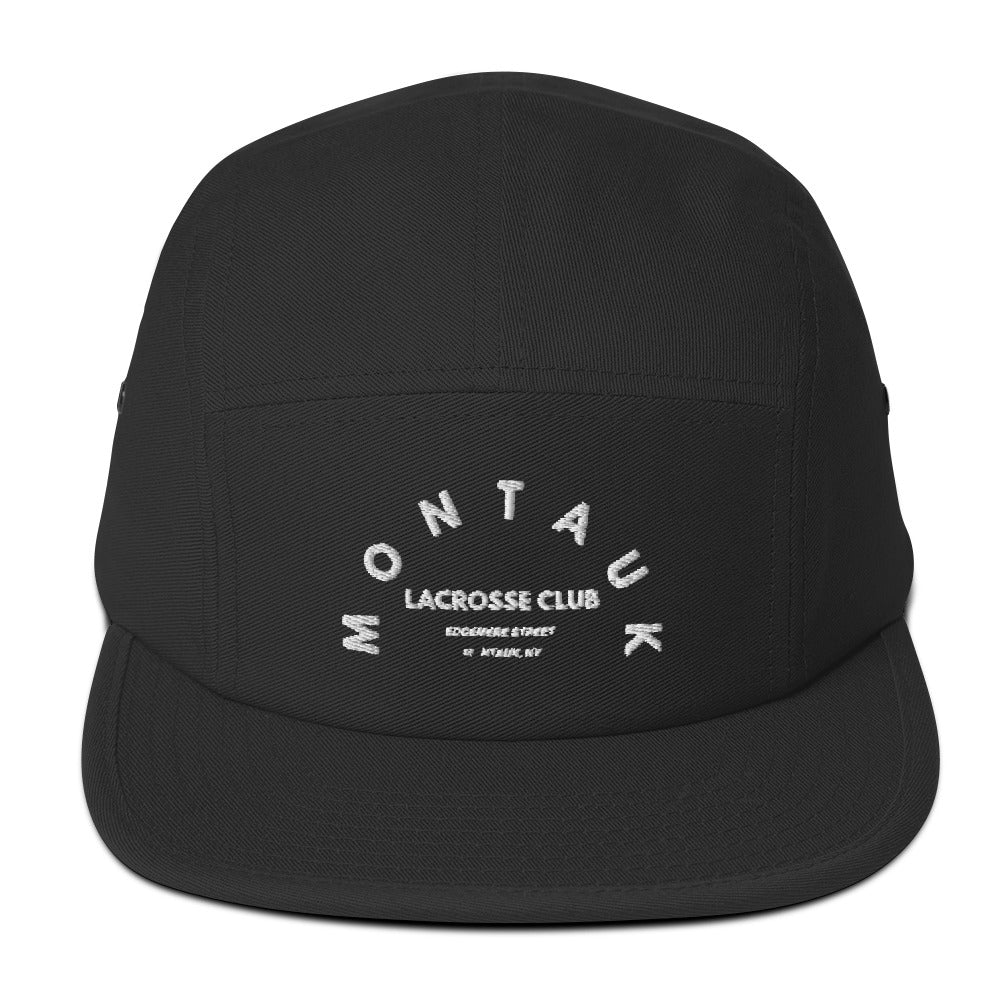 MONTAUK LACROSSE CLUB Five Panel Cap - White Letters