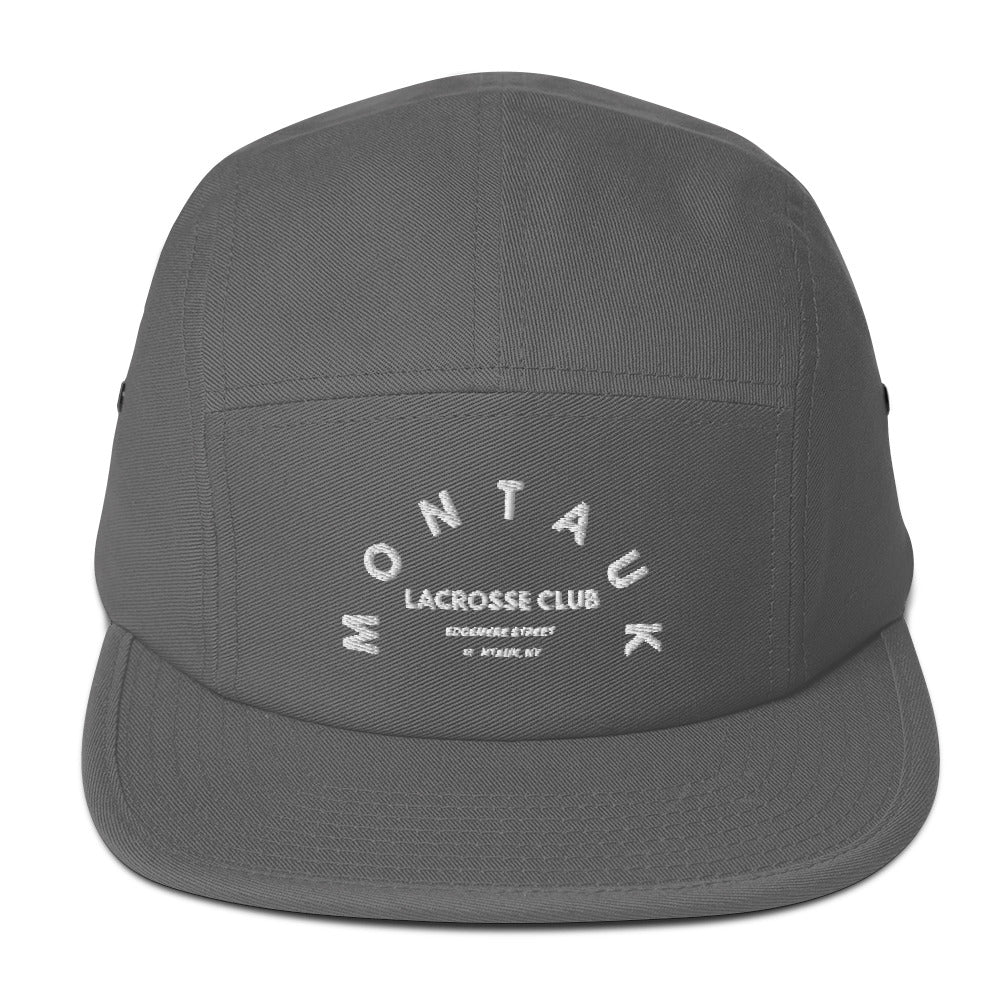 MONTAUK LACROSSE CLUB Five Panel Cap - White Letters