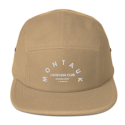 MONTAUK LACROSSE CLUB Five Panel Cap - White Letters