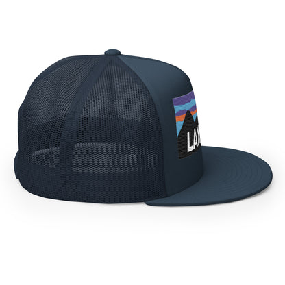 LAX DRIP Adventure Logo Trucker Cap