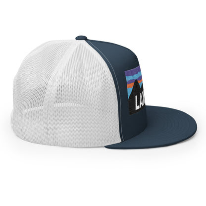 LAX DRIP Adventure Logo Trucker Cap