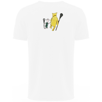 Pooh and Piglet Walking to Lacrosse Practice Unisex T-Shirt