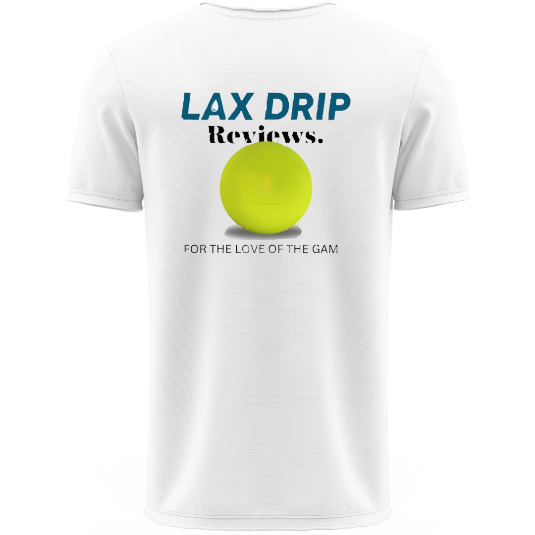 LAX DRIP Reviews Lacrosse Shirt | White | Shirt Collection