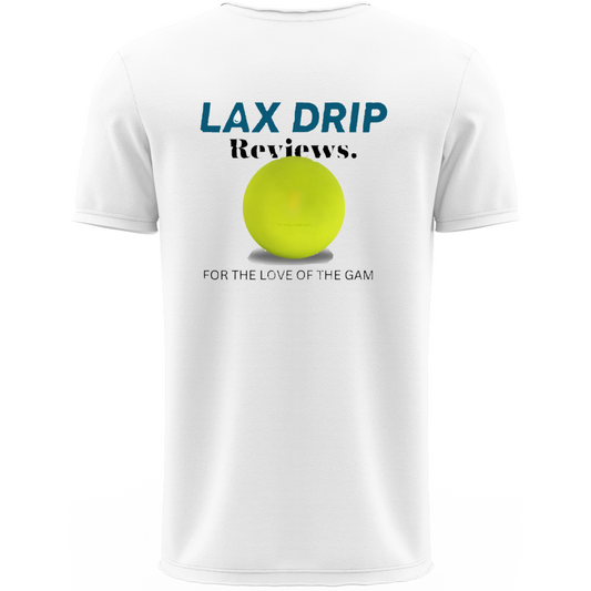 LAX DRIP Reviews Lacrosse Shirt | White | Shirt Collection