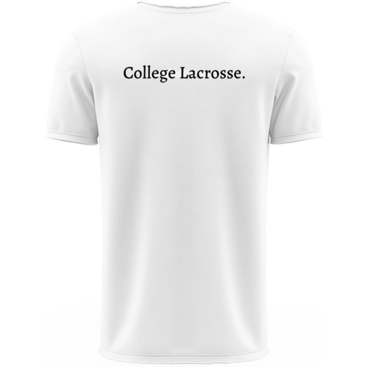 College Lacrosse Shirt | White | Shirt Collection