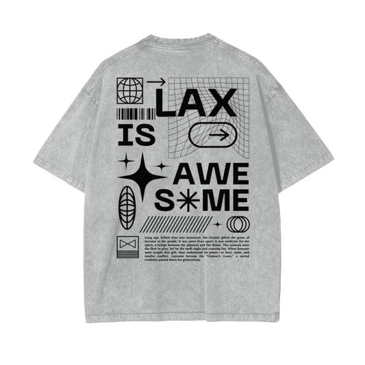 LAX IS AWESOME Snow Washed T-Shirt