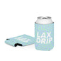 LAX DRIP Logo Coozie - Retro Waves