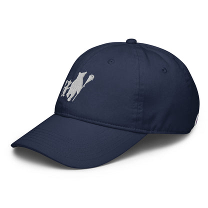 Pooh and Piglet Lacrosse Dad Hat by Champion - Navy and White