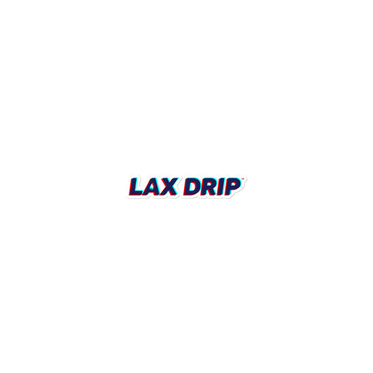 LAX DRIP Bubble Free Cutout Sticker