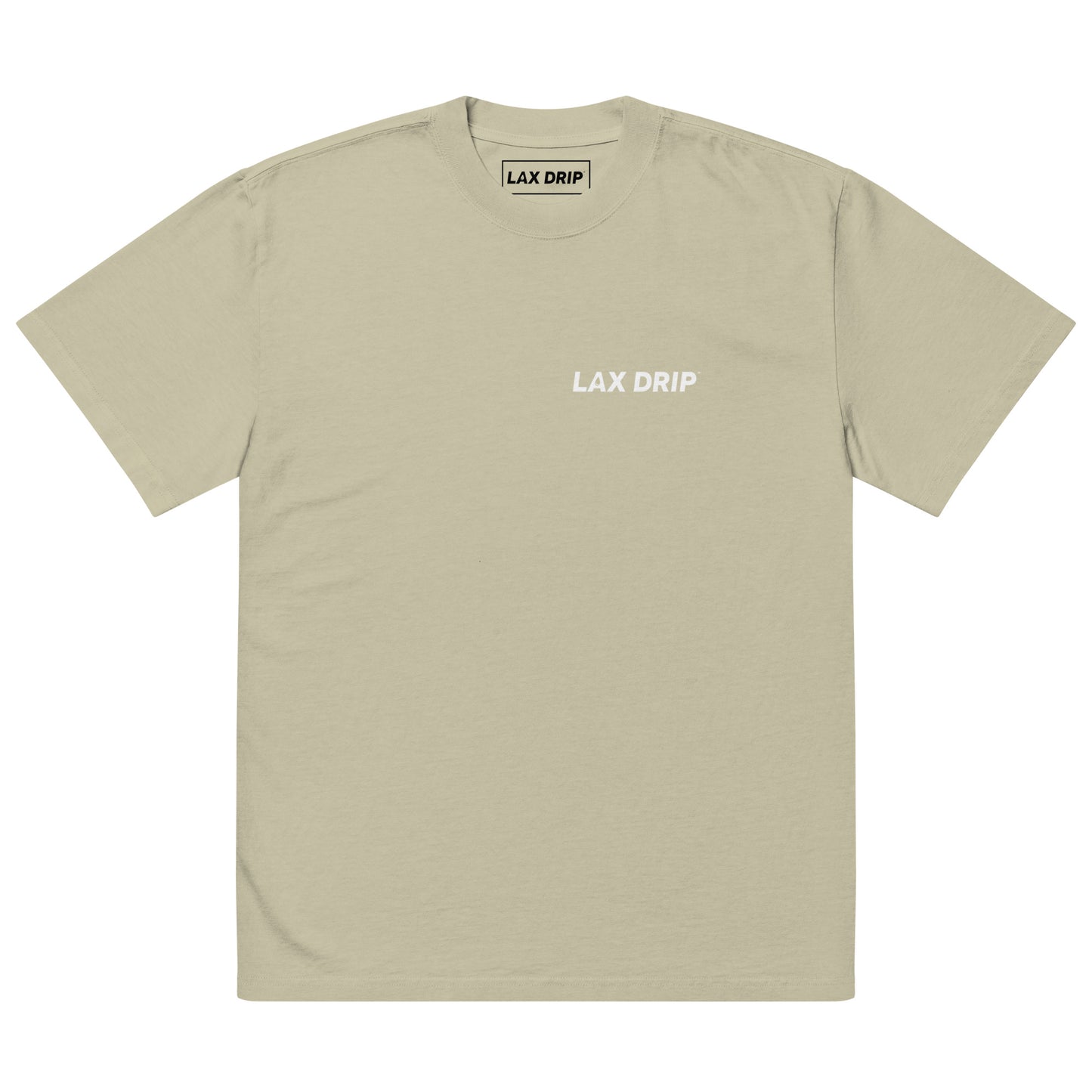 LAX DRIP Adventure Logo Oversized faded t-shirt