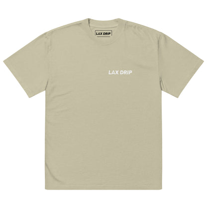 LAX DRIP Adventure Logo Oversized faded t-shirt