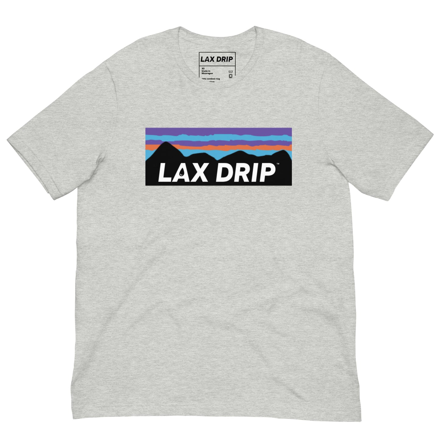 LAX DRIP Adventure Logo Heather T-Shirt