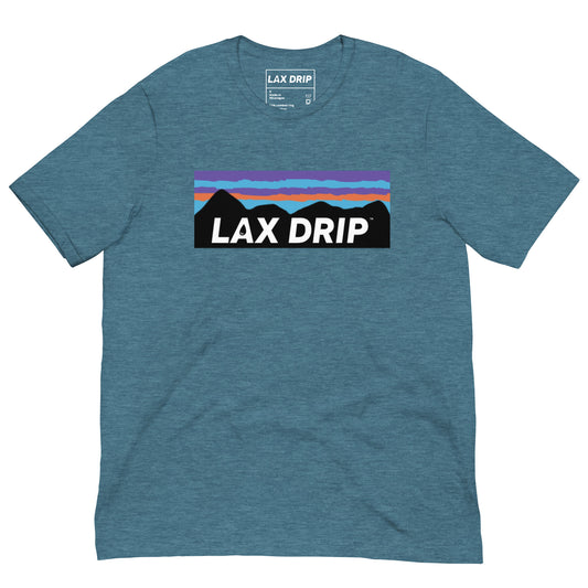 LAX DRIP Adventure Logo Heather T-Shirt