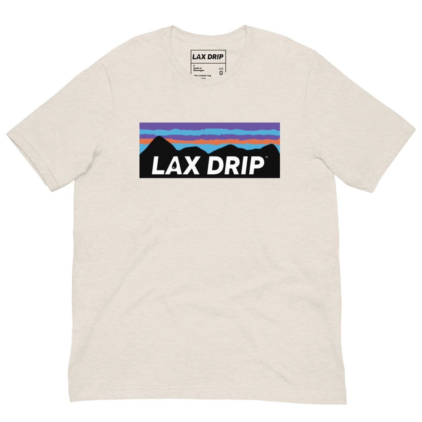 LAX DRIP Adventure Logo Heather T-Shirt