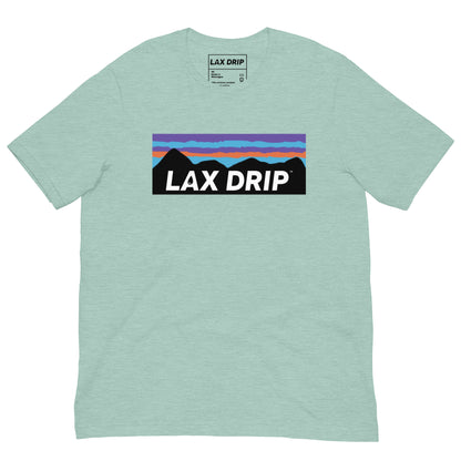 LAX DRIP Adventure Logo Heather T-Shirt